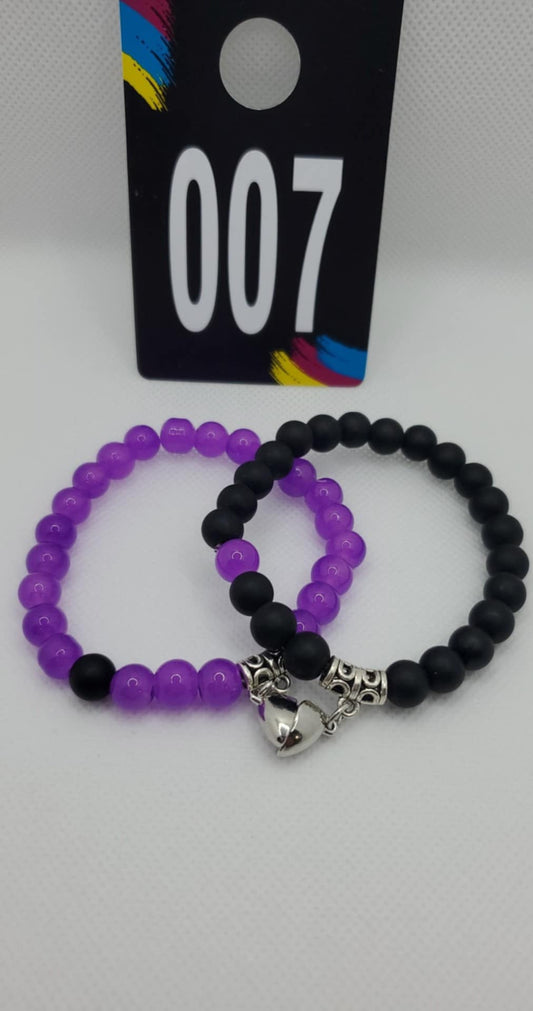 2 Bracelet Set(Number 7)