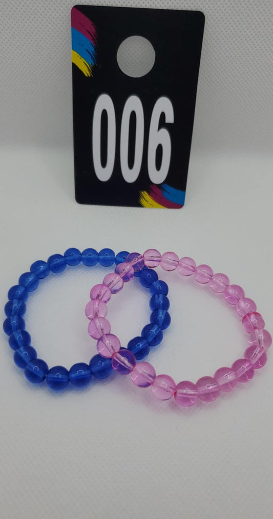 2 Bracelet Set(Number 6)