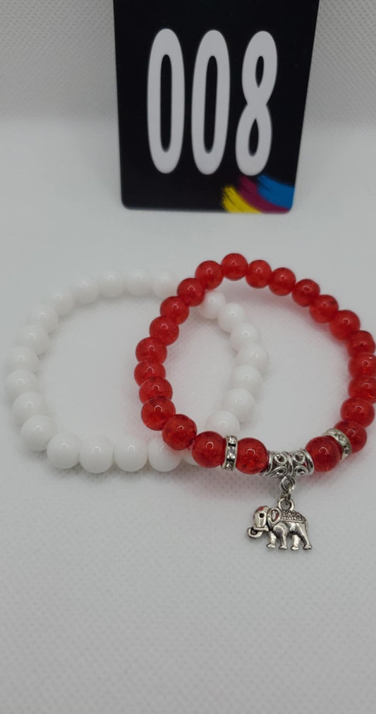 2 Bracelet Set(Number 8)